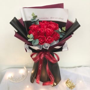 Bó hoa hồng sáp 30 bông S301