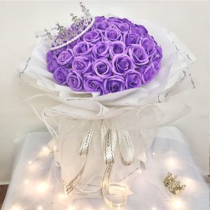 Bó hoa hồng sáp 50 bông S5014