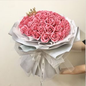 Bó hoa hồng sáp 50 bông S509