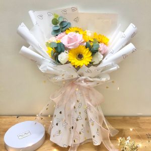 Hoa hướng dương mix kiểu Hàn