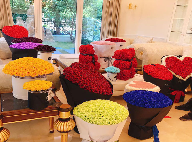 địa chỉ mua hoa hồng sáp giá rẻ hà nội