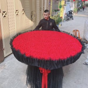 Hoa hồng sáp 999 bông màu đỏ