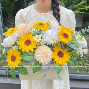 Lãng hoa hướng dương sáp thơm